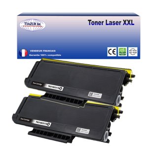T3AZUR -  Lot de 2 Toner Laser générique Brother TN3130/ TN3170/ TN3230/ TN3280