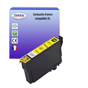 T3AZUR - Cartouche Epson compatible T1634 XL- Yellow  (avec puce)