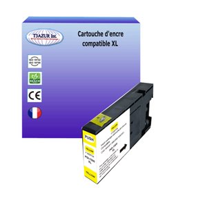 T3AZUR - Cartouche compatible pour CANON  PGI-1500 XL Yellow