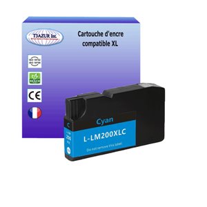 T3AZUR - Cartouche compatible Lexmark 200XL -Cyan