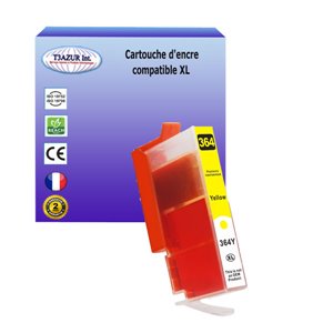 T3AZUR -  Cartouche compatible pour HP 364XL ( CB325EE ) - Yellow