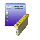 T3AZUR - Cartouche compatible pour Epson C13T061440/ T0614 Jaune