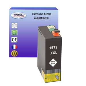 T1578XL -Cartouche compatible pour Epson T1578 XL - Noire Matt