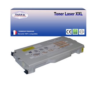 Toner Laser compatible avec Lexmark C510 (20K1402) Jaune - 6 500p