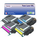  Lot de 4 Toners compatible avec Lexmark C522/ C524/ C532/ C534