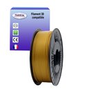 Filament PLA 3D - Diamètre 1.75mm - Bobine 1kg - Couleur Or