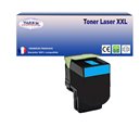 Toner compatible Lexmark CX310/ 410/ 510 (80C2SC0/ 80C0S20) Cyan - 2 000 pages