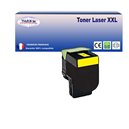 Toner compatible Lexmark CX310/ 410/ 510 (80C2SY0/80C0S40) Jaune - 2 000 pages