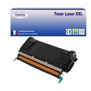  Toner compatible avec Lexmark C746/ C748/ X746/ X748/ XS748 Cyan - 7 000 pages