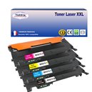 Lot de 4 Toners/Laser compatibles avec HP W2070/1/2/3A (117A) - (Noir+Couleur)