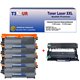  Pack de 4 Toners + Tambour Brother compatible TN2220 + DR2200