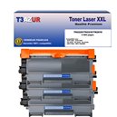 T3AZUR- Lot de 3 Toner Laser compatible Brother TN2220/ TN2210/ TN2010/ TN450 