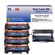 T3AZUR - 4 Toners + Tambour compatible Brother TN2420+DR2400