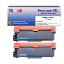 T3AZUR - Lot de 2 Toners compatibles Brother TN-2320