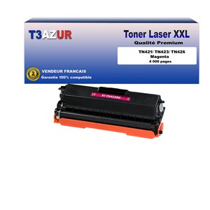 T3AZUR - Toner compatible Brother Brother TN421/ TN423/ TN426 Magenta - 4 000p