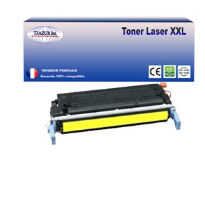 T3AZUR - Toner générique HP C9722A  Jaune