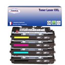 T3AZUR - Lot de 4 Toner/Laser génériques HP Q2670/1/2/3A 