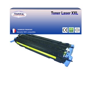 T3AZUR - Toner Laser générique HP Q6002A / HP 124AY Jaune