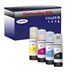 5 bouteille Ecotank D'encre pour Epson 104 (2Bk+1C+1M+1Y)