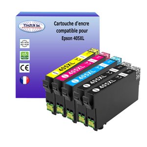  12x Cartouches d'encre Epson 405 405XL Compatible pour Epson Workforce Pro WF-3820DWF 4830DTWF 7830DTWF 7835DTWF Pro 7840DTWF