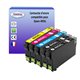  12x Cartouches d'encre Epson 405 405XL Compatible pour Epson Workforce Pro WF-3820DWF 4830DTWF 7830DTWF 7835DTWF Pro 7840DTWF