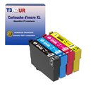 T3AZUR - Lot de 4 Cartouches compatibles Brother LC3219 XL (avec puce)