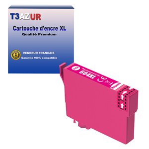 T3AZUR- Cartouche compatible Epson 604 XL pour Epson WorkForce WF-2910DWF, WF-2930DWF, WF-2935DWF, WF-2950DWF Magenta