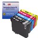 T3AZUR- 5x Cartouches compatibles avec Epson 503 XL pour Epson Expression Home XP-5200, XP-5205, WorkForce WF-2960DWF,WF-2965DWF