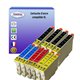 Lot de 10 cartouches compatibles avec les appareils EPSON-Stylus D68 / D88 / D88 plus / DX3800 / DX3850 / DX4200 / DX4250/ T0611