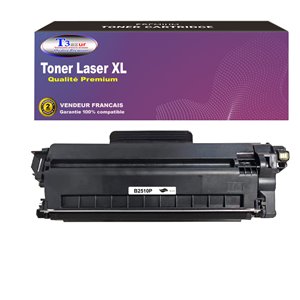 Toner compatible avec brother HL-L2460DW, HL-L2460DWXL, HL-L2865DW TN-2510 Noir (1 200 pages)