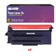 T3AZUR- 2x Toners compatibles avec brother DCP-L6710DW,  TN-3610XL Noir (25 000 pages)