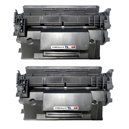 T3AZUR 149X Lot de 2 Toners compatibles pour HP W1490X Noir (avec puce) 