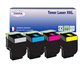 Lot de 4 Toners compatibles Lexmark CX310/ 410/ 510 (Noir+Couleur)