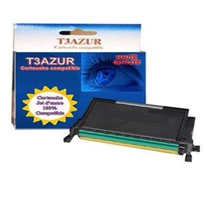 T3AZUR - Toner compatible pour imprimante Samsung CLP-770, CLT-Y6092S Yellow