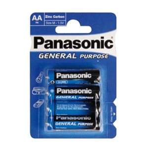 Pack de 4 piles Panasonic General R6 Mignon AA - Bleu