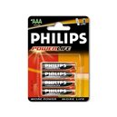 Pack de 4 Piles Philips Powerlife LR03 Micro AAA