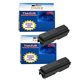 2 Toner Epson AcuLaser MX20 / MX20DN / MX20F  - Compatible - 3 000 pages