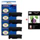 EP726 - Lot de 4 Toner Canon CRG-726 / i-Sensys LBP6200D+ Pack de 20 papiers photos A6 Brillant 230gr