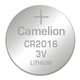 Piles Lithium CR-2016 3V par 2 - Camelion