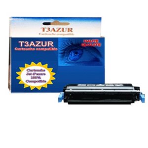 T3AZUR - Toner compatible HP CB400A / HP 642AB Noire