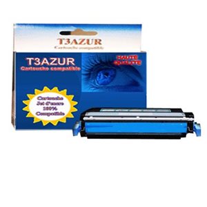 T3AZUR  - Toner compatible HP CB401A / HP 642AC Cyan