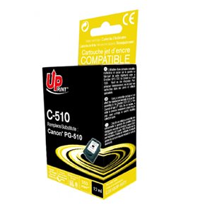 Uprint - Cartouche compatible Canon PG-510 Noire 
