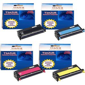 4 Toner Epson AcuLaser C3800 / C3800N - Compatible