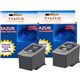 2x Canon Pack Pg40 + Cl41 Cartouches Compatibles